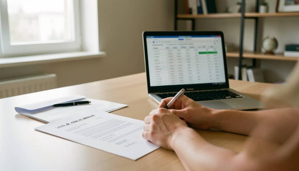 Lettre de mise en demeure pour un loyer impayé